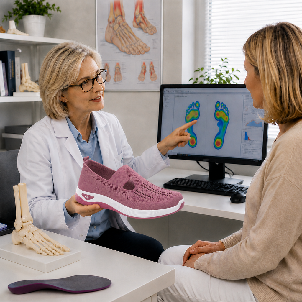 ⏰ 50% de descuento 👟 Zapatos ortopédicos ergonómicos de verano | Transpirables y ligeros ✅ Alivian el dolor de pies | Fáciles de poner y quitar