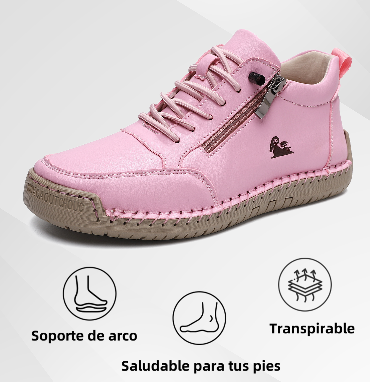 (🔥 50% de descuento - ¡No te lo pierdas!) Zapatos de piel de becerro seleccionados - Zapatos ortopédicos - 👞 - Duraderos, antideslizantes e impermeables (soporte de arco, alivio del dolor, unisex)