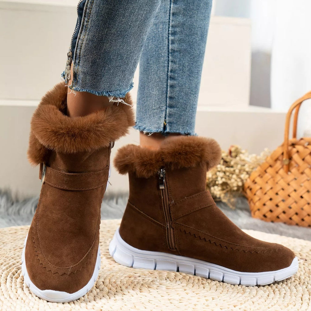 Coesses® - Calçado ortopédico de inverno com formato ergonómico para alívio de dores nos pés, joelhos e costas - Mulher