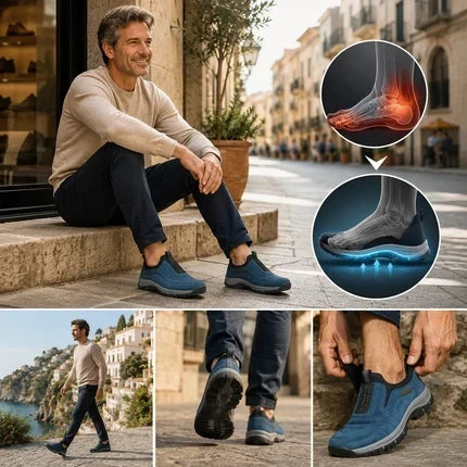 Ortopedická obuv Coesses® [🔥Dnes za poloviční cenu! 🎁] Pohodlná vycházková obuv 👟 Podpora klenby | Účinně ulevuje od bolesti nohou, bolesti klenby a únavy nohou ✅