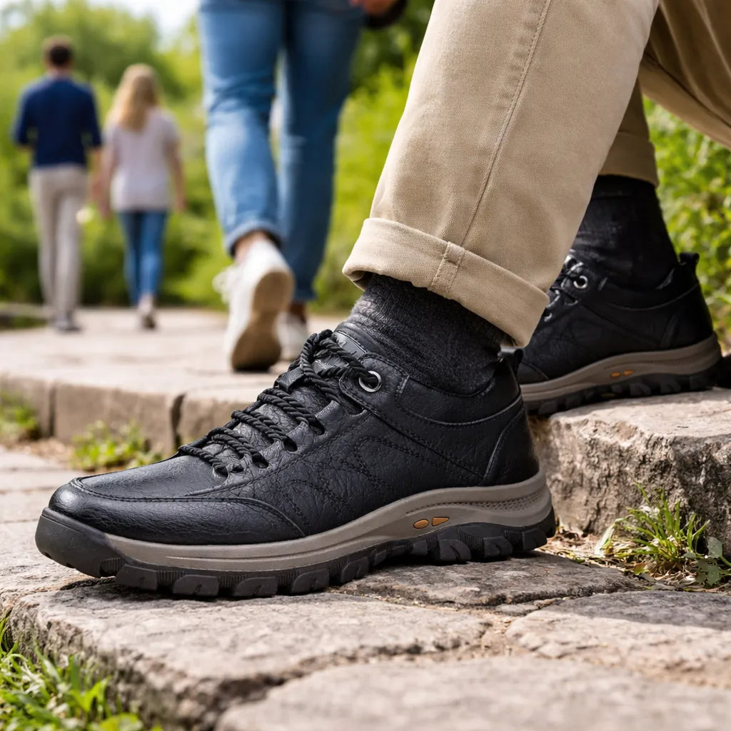 【⏰¡60% de descuento hoy! ¡No te lo pierdas!】⏰Coesses® Ergonomics --- Sandalias de piel de becerro suaves y cómodas (el soporte para el arco del pie facilita la marcha)