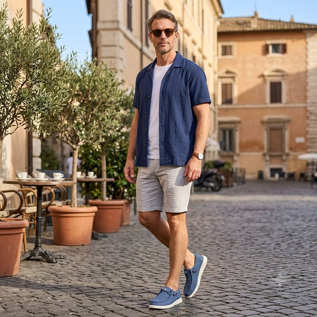 🎉 ¡Oferta por tiempo limitado! 👞 Zapatos casuales de verano para hombre  | Ultraligeros y transpirables  ✅ Diseño slip-on, fáciles de poner y quitar  👣 Suela suave y antideslizante  🚶 Con soporte para el arco para caminar cómodamente todo el día