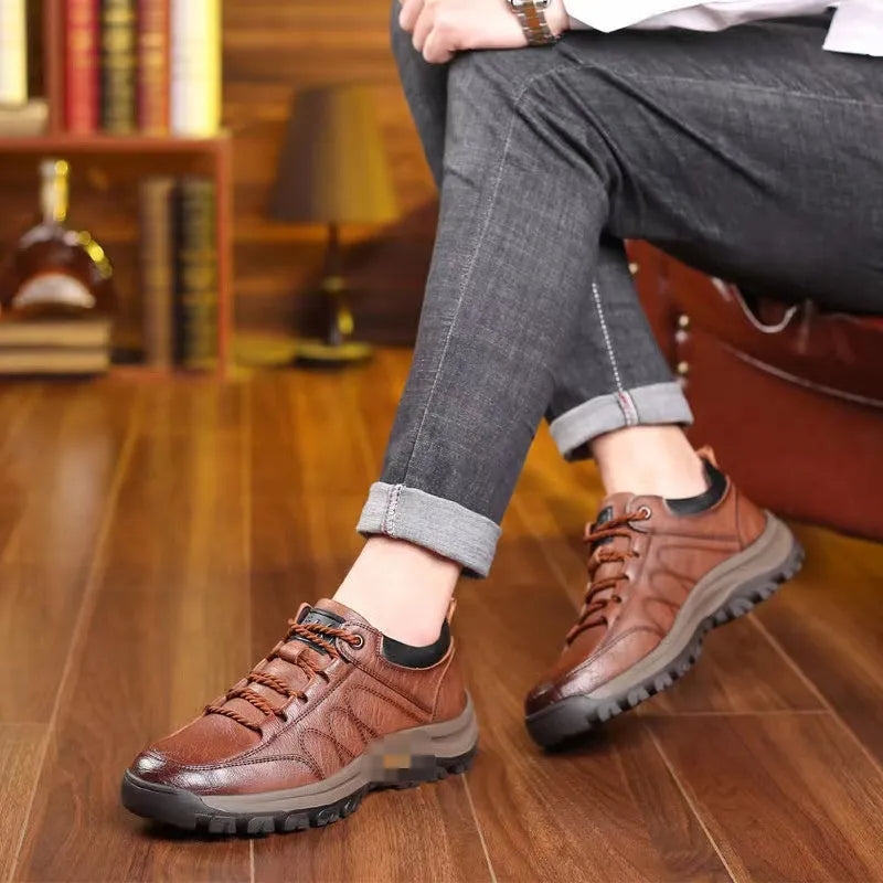【⏰¡60% de descuento hoy! ¡No te lo pierdas!】⏰Coesses® Ergonomics --- Sandalias de piel de becerro suaves y cómodas (el soporte para el arco del pie facilita la marcha)
