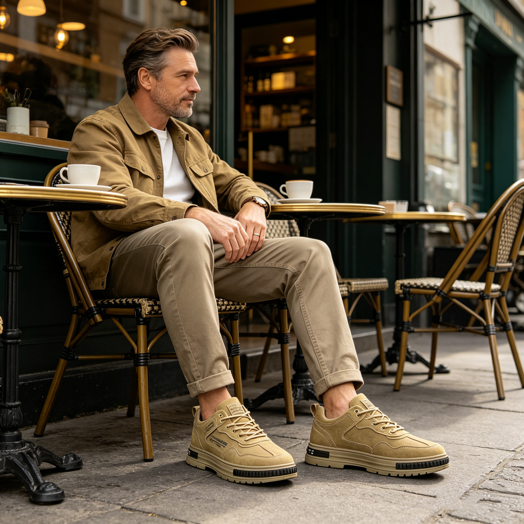 【⏰¡60% de descuento hoy! ¡No te lo pierdas!】Zapatillas ortopédicas ergonómicas con amortiguación para caminar✅️Zapatillas ortopédicas saludables diseñadas específicamente para hombres europeos.