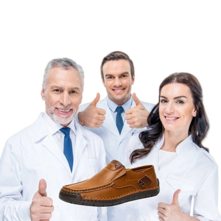 【🎁¡Descuento por tiempo limitado - No te lo pierdas!】Hecho de auténtica piel de vaca australiana👞Cosido a mano para máxima comodidad✅