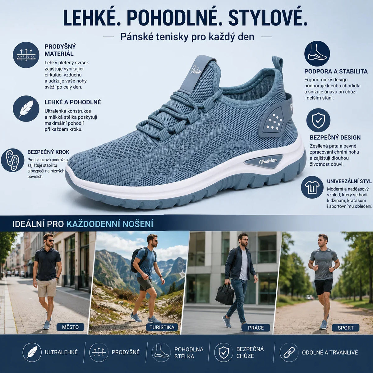 🎉 Nabídka za poloviční cenu! ✅ Ortopedická zdravotní obuv navržená speciálně pro osoby s potížemi nohou; účinně ulevuje od bolesti zad, kloubů i chodidel.