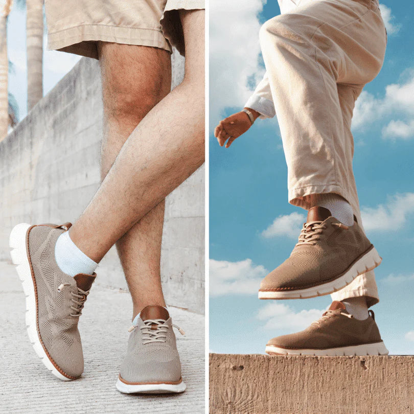 Coesses® | Zapatos ortopédicos de malla para verano, suaves y cómodos (soporte para el arco del pie, alivian el dolor)