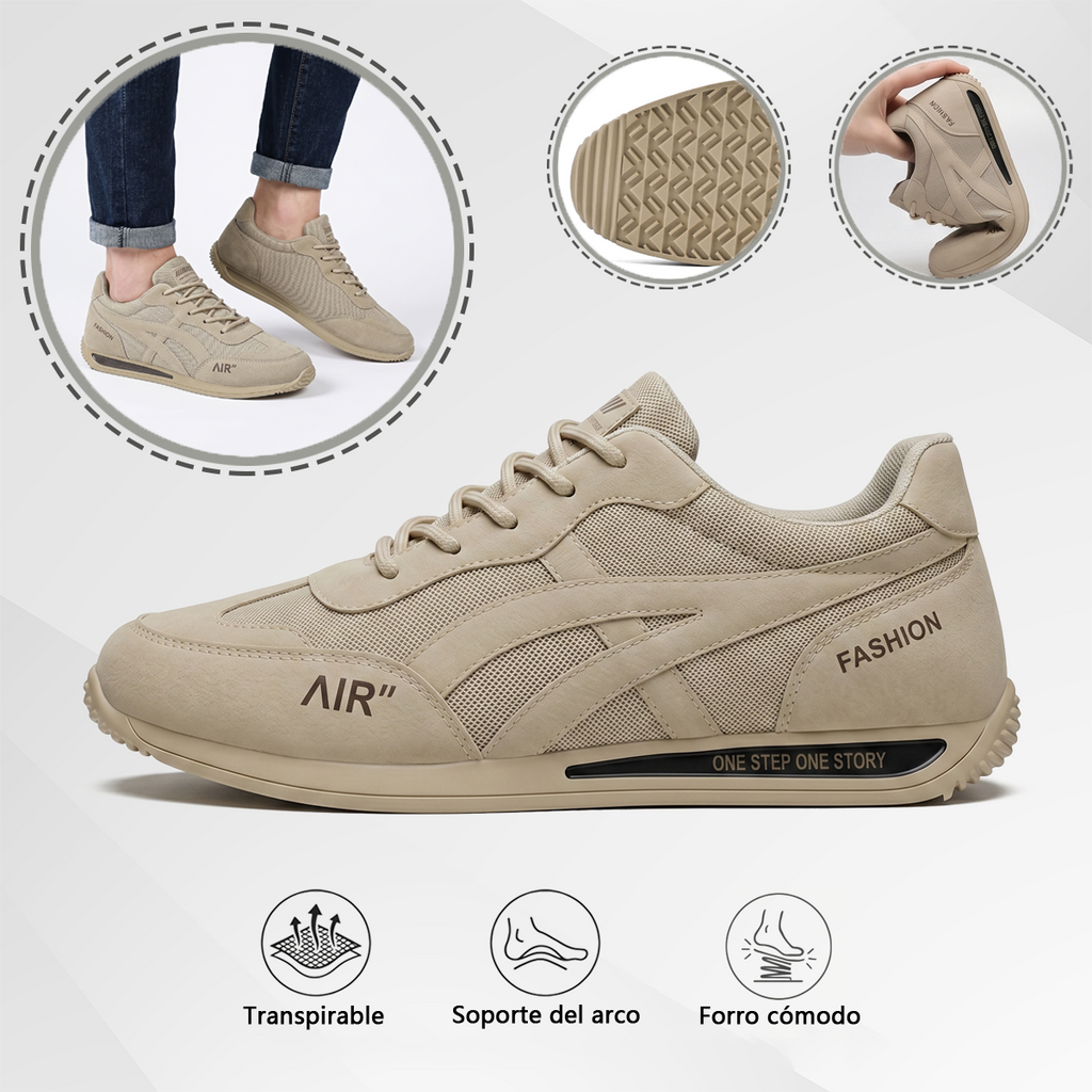 🔥 ¡Oferta especial de hoy con un 50% de descuento 🎁 Zapatos ortopédicos para caminar de hombre ✅ Transpirables y antideslizantes - ¡Dile adiós al dolor de pies y disfruta de comodidad todo el día!